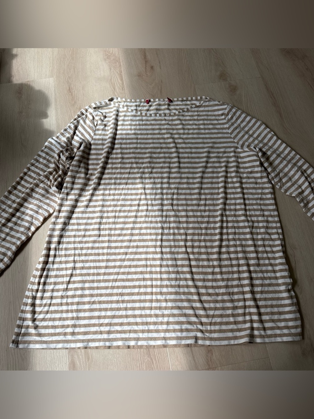 Marina Rinaldi Striped Long-Sleeve Tee